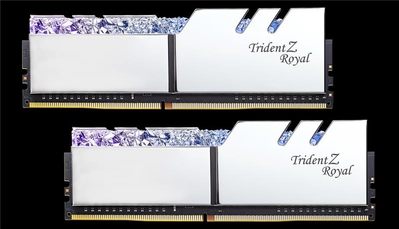 G.SKILL Trident Z ROYAL (Silver) 16GB(2x8GB) DDR4 3600MHz