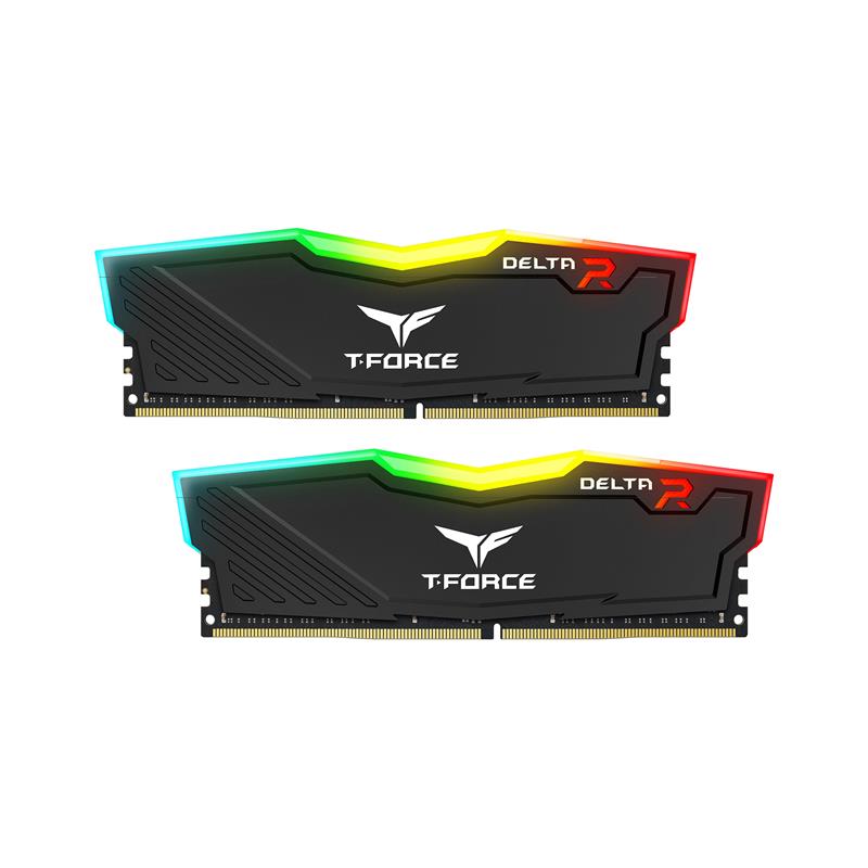 TeamGroup T-FORCE DELTA RGB 16GB (2x8GB) DDR4 3600MHz CL18 UDIMM(Open Box)