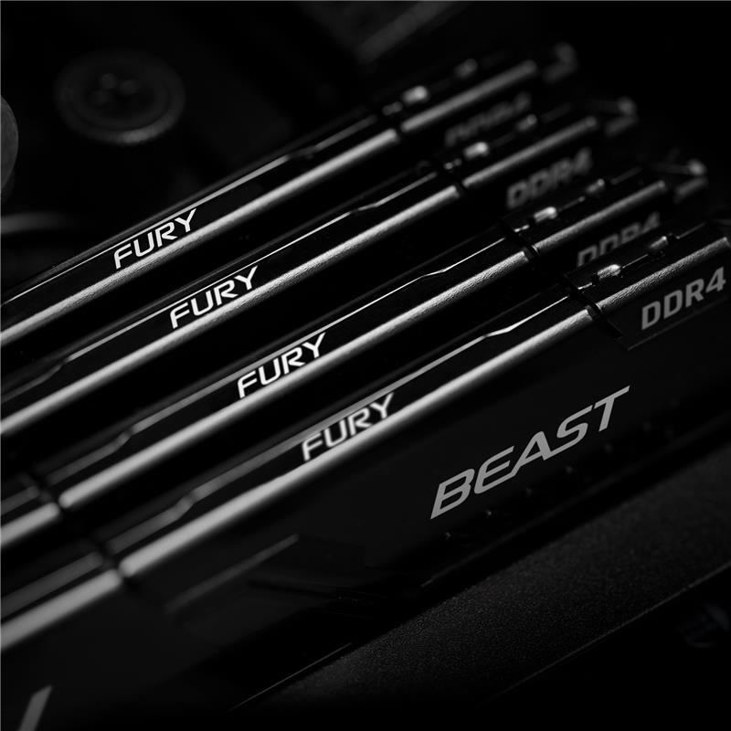 FURY Beastブラック 32GB (16GB×2枚組） Kingston FURY Beast 32GB (2 x 16GB) PC4-25600 (DDR4-3200