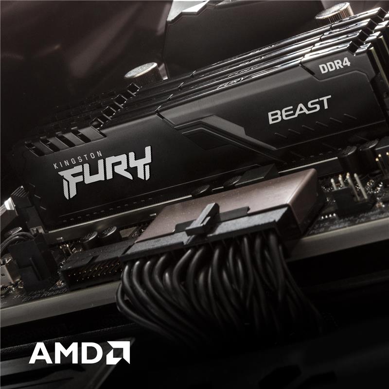 Kingston FURY BEAST DDR4 32GB（16GB x 2） Kingston Fury Beast Black 32GB Kit (2x16GB) 3200Mhz DDR4