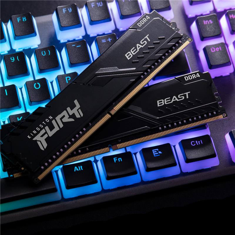 【合計64GB】Kingston FURY BEAST DDR4 メモリー 2枚 Kingston FURY Beast 64GB (2x32GB) DDR4 3200MHz CL16 UDIMM