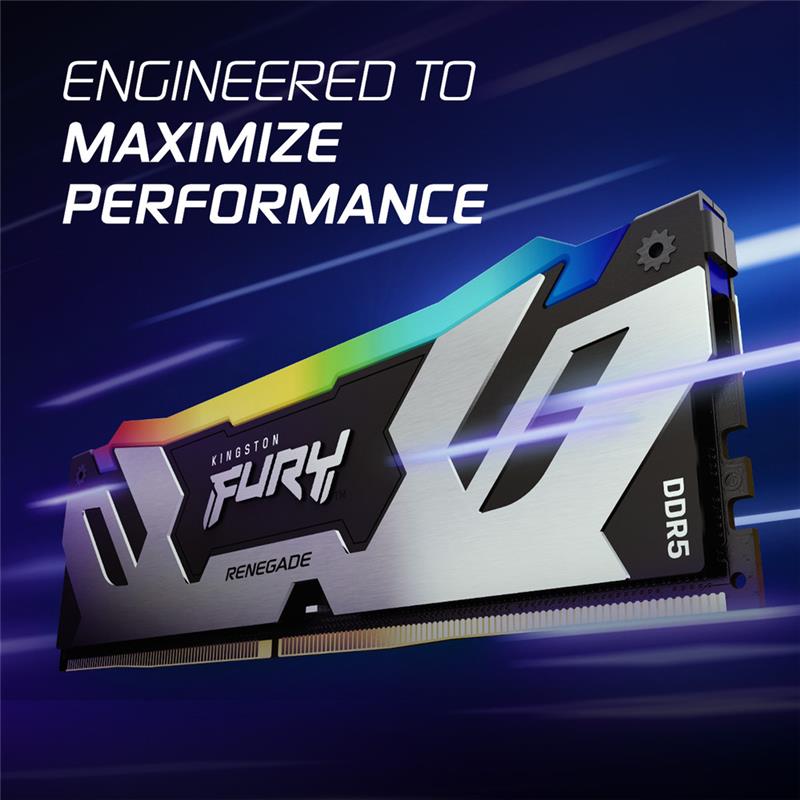 Kingston FURY Renegade RGB 32GB (2x16GB) DDR5 6400MHz CL32 UDIMM