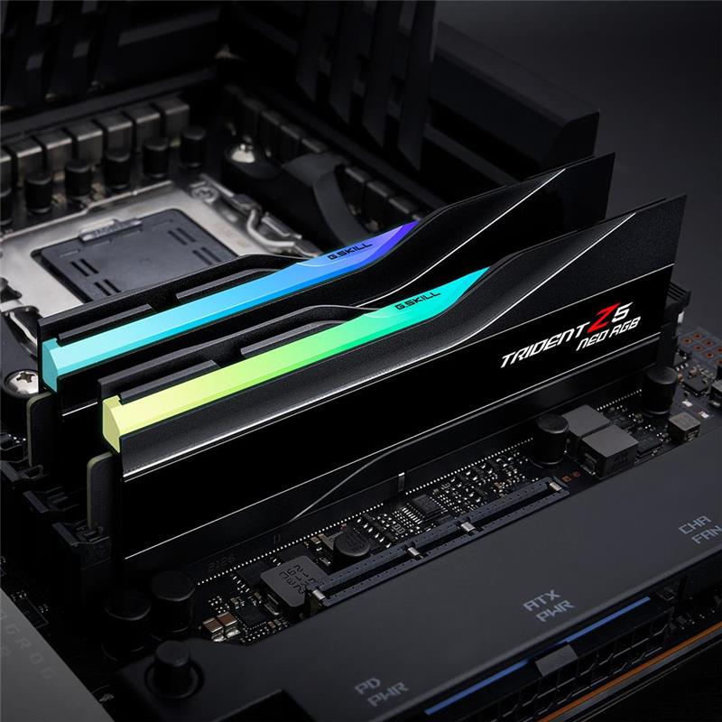 メモリー G.Skill Trident Z5 Neo 64GB DDR5 6000 30 G.SKILL Trident Z5 Neo RGB Series (AMD Expo) DDR5 RAM 64GB