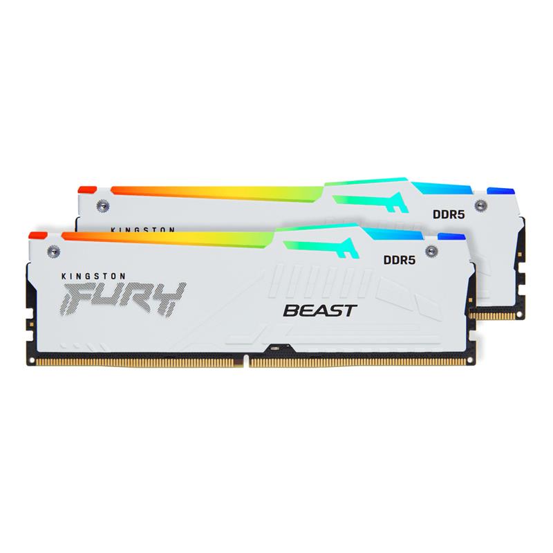 Kingston FURY Beast RGB 64GB (2x32GB) DDR5 5200MHz CL40 UDIMM