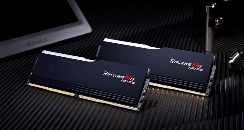 G.SKILL RIPJAWS M5 DDR5 メモリー 64GB G.SKILL Ripjaws M5 Neo RGB 64GB (2x32GB) DDR5 6000MHz CL36