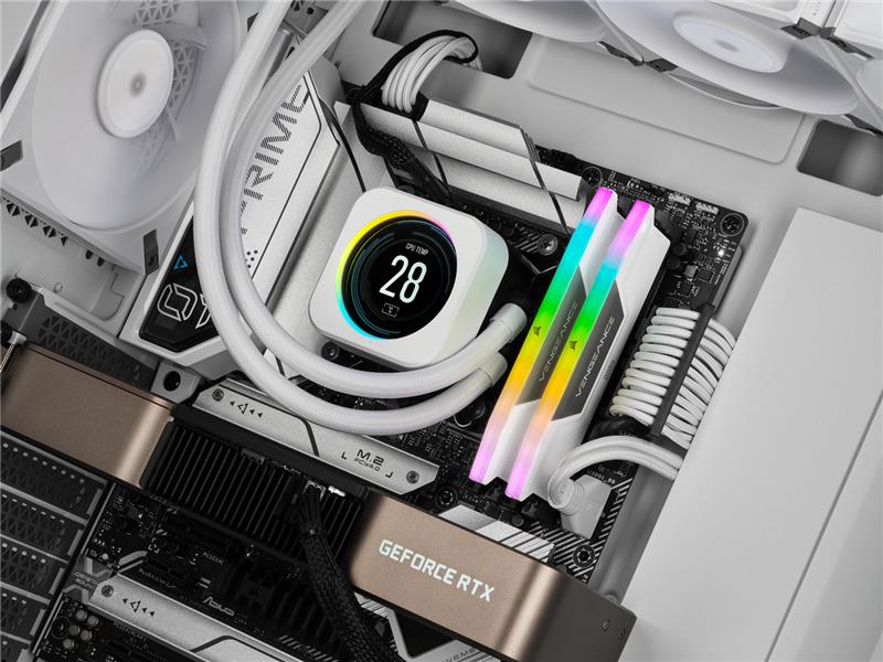 CORSAIR DDR5-6000MHz 32GB 2x16GB RGBメモリ CORSAIR VENGEANCE RGB DDR5 RAM 32GB (2x16GB) 6000MHz CL40
