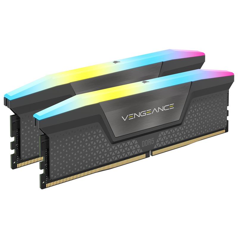 CORSAIR VENGEANCE RGB 32GB (2x16GB) DDR5 6400MHz CL36 UDIMM