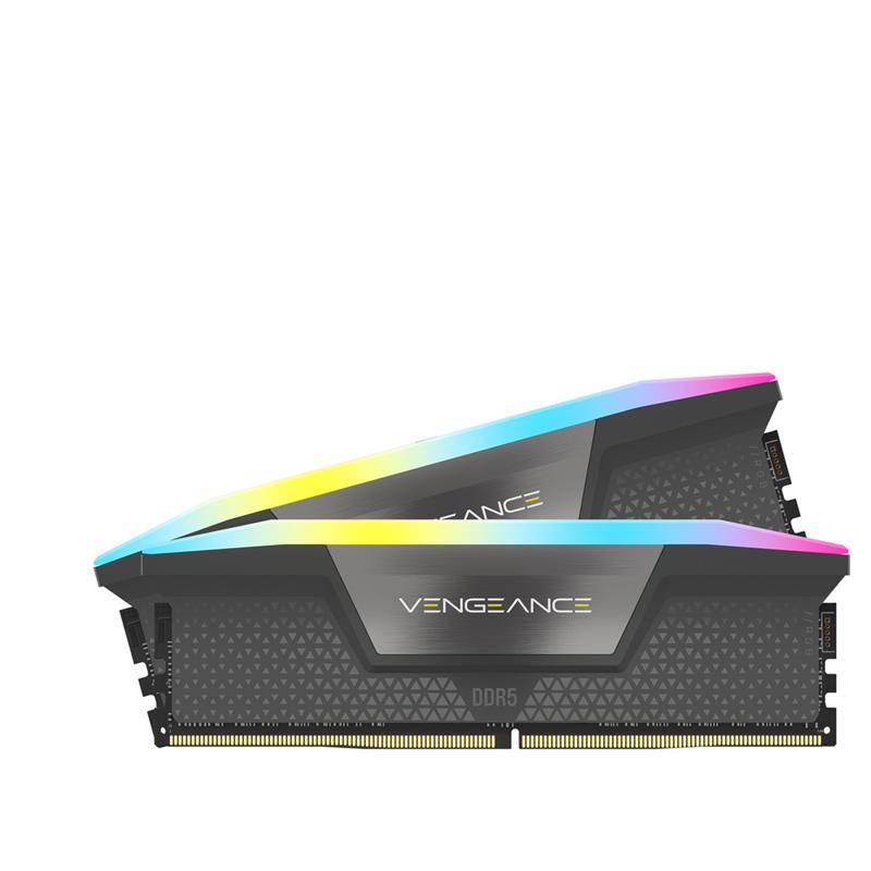 CORSAIR Vengeance RGB 64 Go (2x32 Go) DDR5 6000MHz CL28 UDIMM