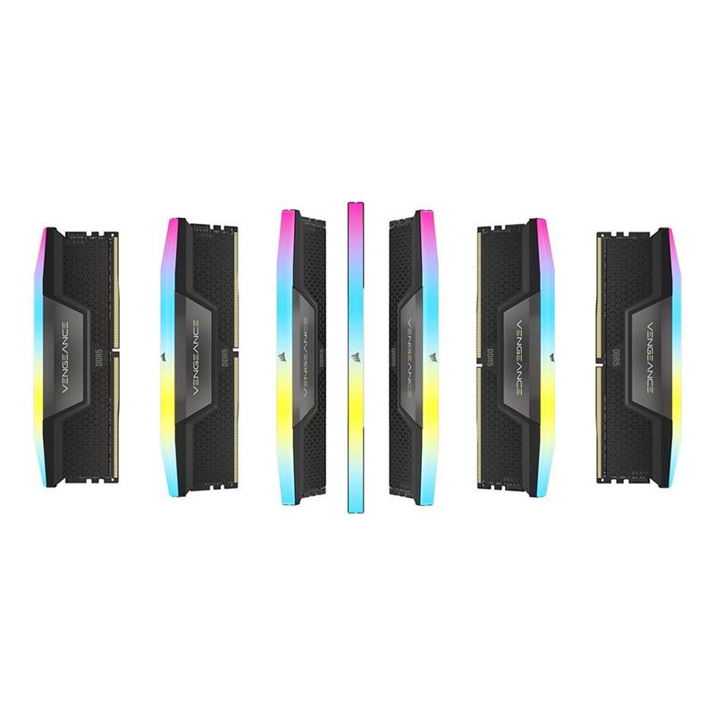 CORSAIR VENGEANCE RGB 128GB (2x64GB) DDR5 6400MHz CL42 UDIMM