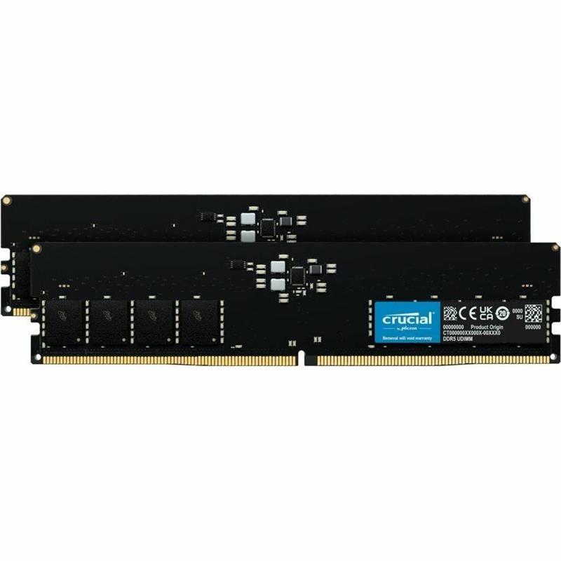 Crucial 128GB (2x64GB) DDR5 5600MHz CL46 UDIMM