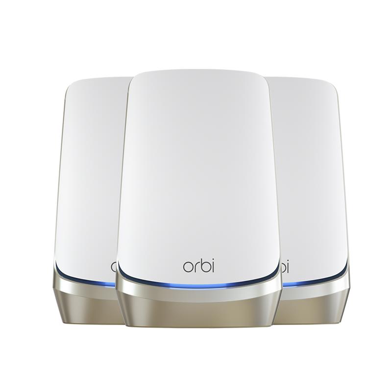 NETGEAR Orbi RBKE963 AX11000 Whole Home Mesh WiFi 6E System (3 Pack)