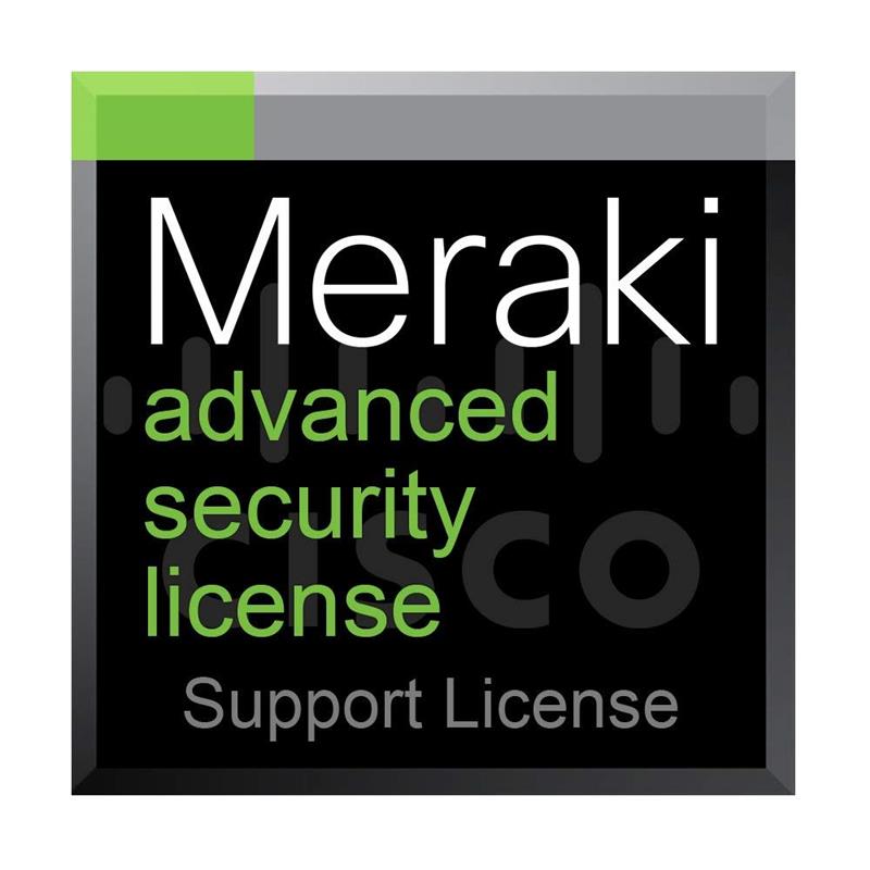 Cisco Meraki 3 year Advanced Security License and Support (LIC-MX67-SEC-3YR)