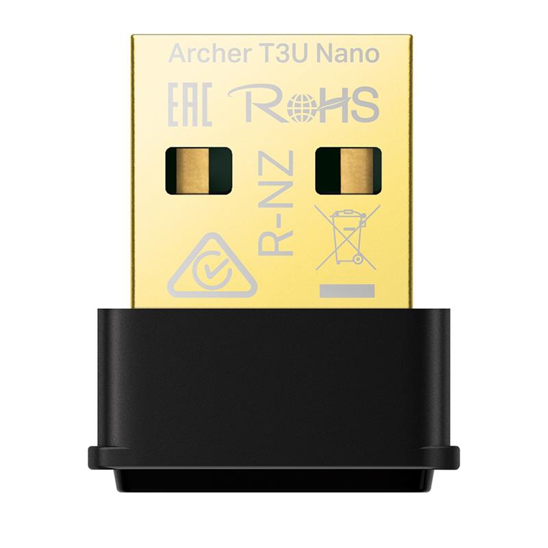 TP-Link (Archer T3U Nano) - AC1300 Nano Wireless MU-MIMO USB Adapter(Open Box)