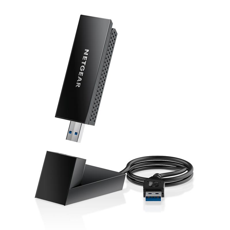 NETGEAR (Nighthawk) AXE3000 USB 3.0 WiFi 6E Adapter (A8000)(Open Box)