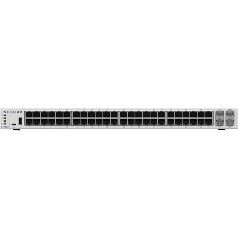 NETGEAR (GC752XP-100NAS) Insight Managed Smart Cloud Switch PoE+