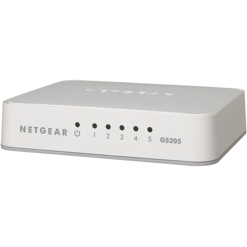 NETGEAR (GS205-100PAS) 5-Port Gigabit Ethernet Switch