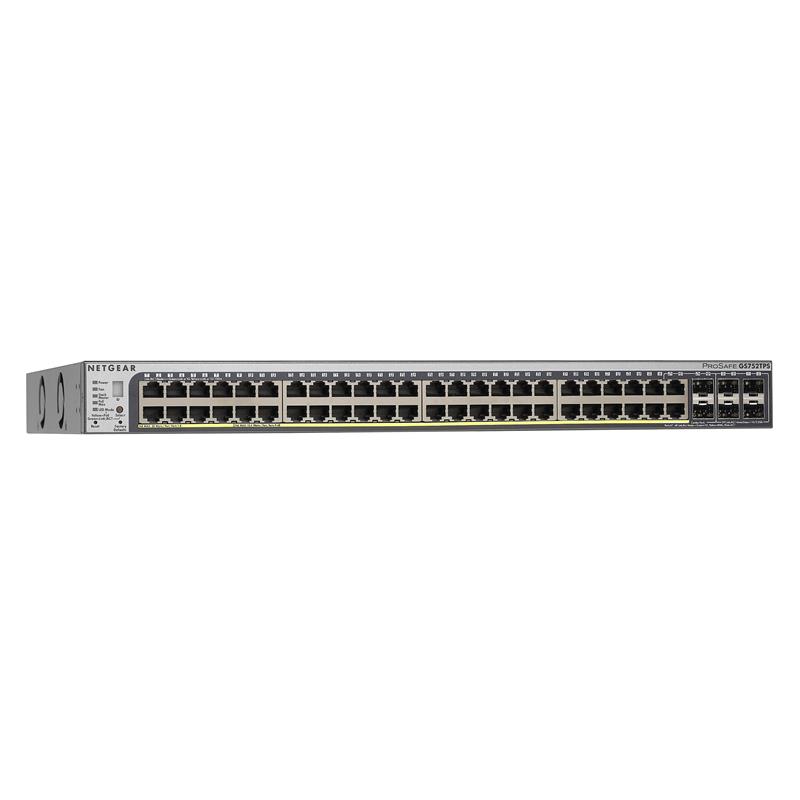 NETGEAR (GS752TSB-100NAS) ProSafe 52-Port Gigabit Stackable Smart Switch GS752TS