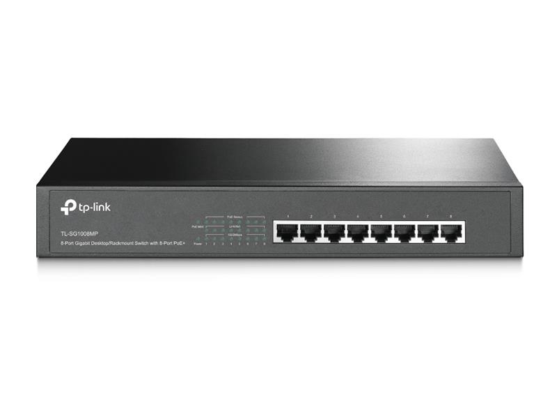 8 PoE Port Gigabit Desktop/Rackmount Switch