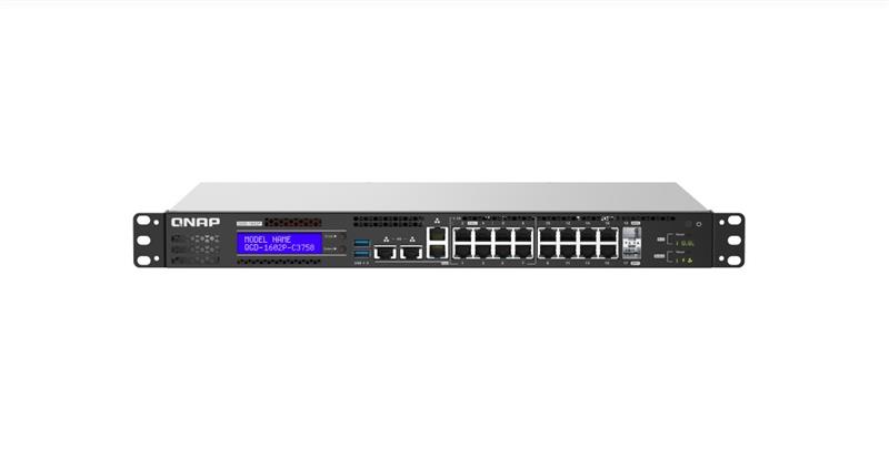 QNAP (QGD-1602P-C3758) 8 2.5GbE PoE ports(4 port IEEE 803.3bt PoE ++ supply 90W, 4 port 803.3at PoE ++ supply 30W), 8 1GbE PoE 