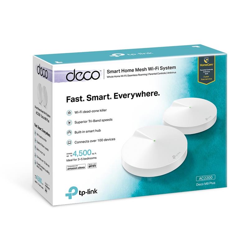 TP−LINK アウトレット DECO M9 PLUS 2-PACK TP-Link Deco M9 Plus(2