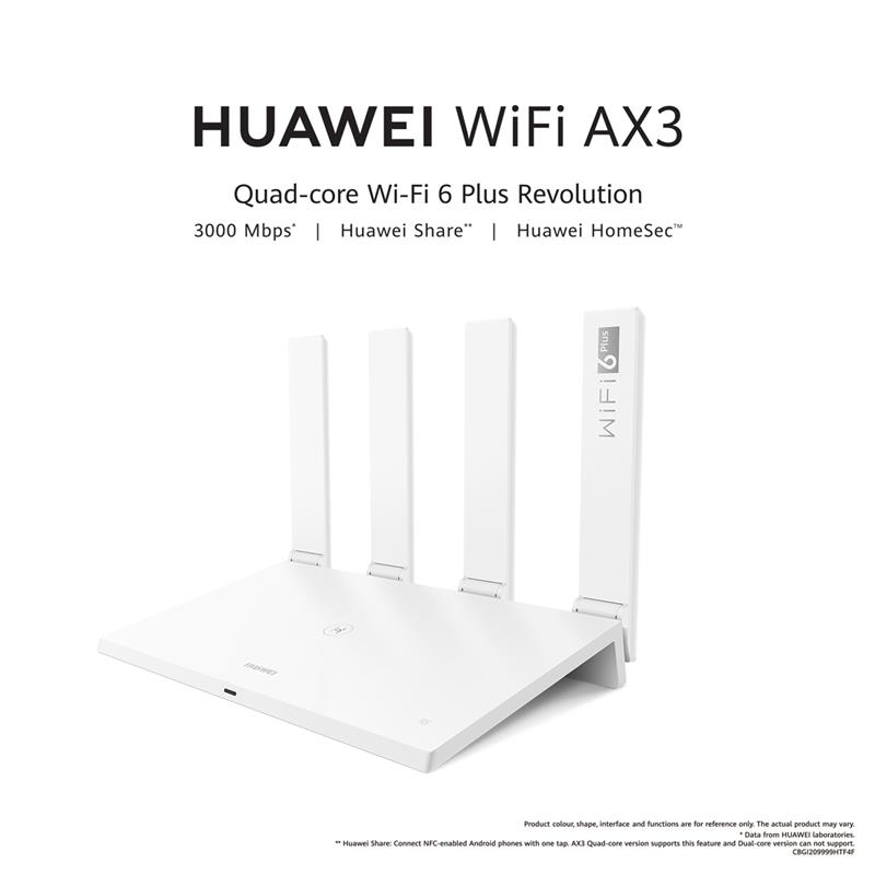 HUAWEI WiFi AX3 Router -...