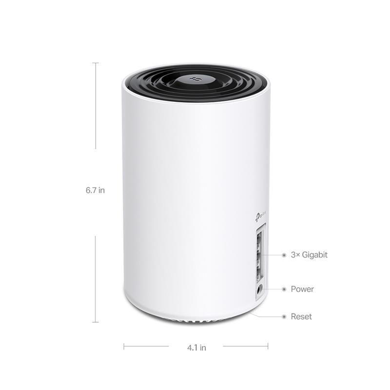 TP-Link Deco XE75 AXE5400 Tri-Band Wi-Fi 6E Mesh System (3