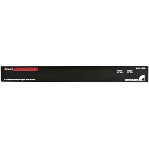 StarTech.com 8 Port Rackmount USB PS/2 Digital IP KVM Switch (SV841HDIE)