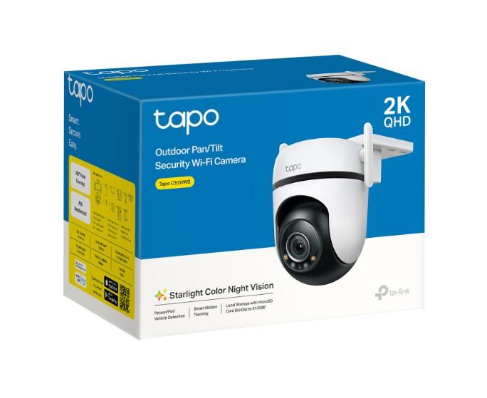 防犯カメラ TP-Link Tapo C520WS/A Tapo C520WS | 屋外パンチルトセキュリティWi-Fiカメラ | TP