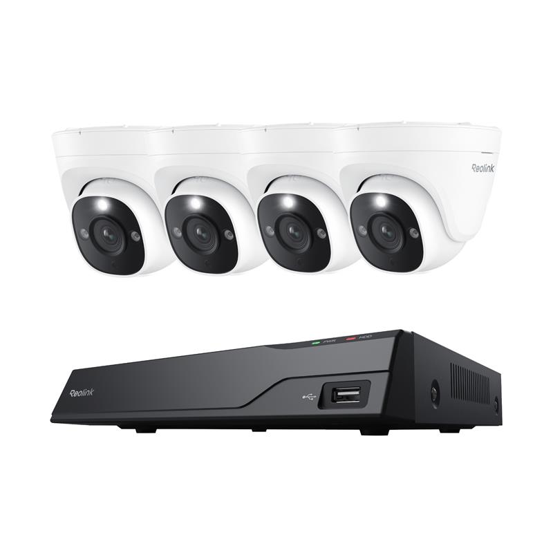 Système NVR PoE Reolink NVS8-8MD4 4K UHD avec 4 caméras
