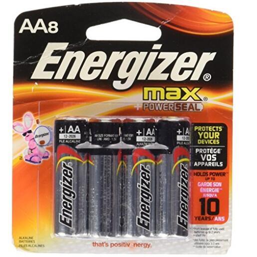 ENERGIZER Max AA Alkaline Battery 8 Pack