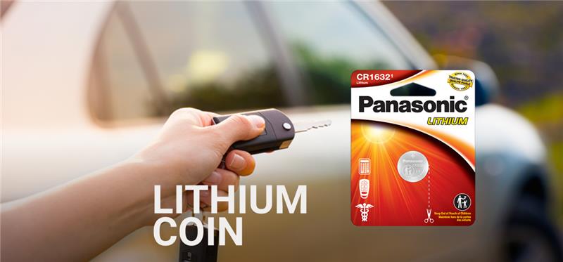 PANASONIC 1632 3V Lithium Coin Cell Battery 1 Pack (CR1632PA1BL)