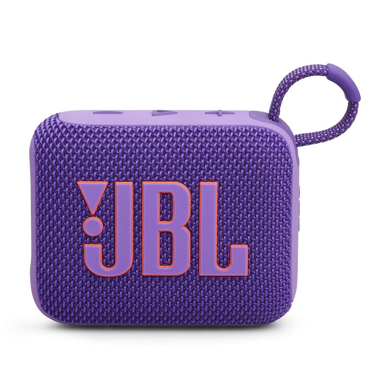 JBL Go 4 Ultra-Portable Waterproof Bluetooth Speaker, Purple