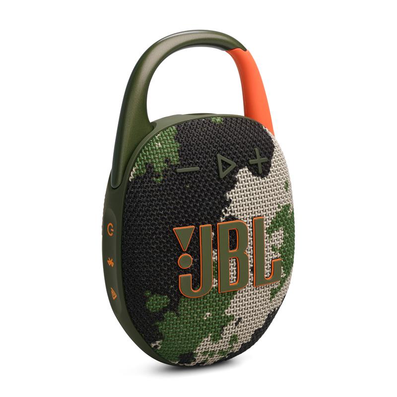 JBL Clip 5 Ultra-Portable Waterproof Speaker, Squad