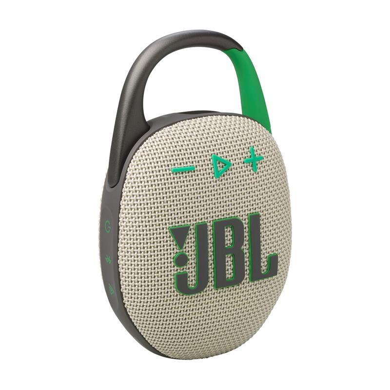 JBL Clip 5 Ultra-Portable Waterproof Speaker, Sand