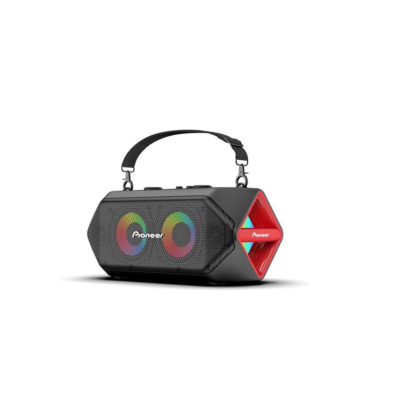 Boom box Bluetooth PIONEER PBM5 300W avec sangle, noir