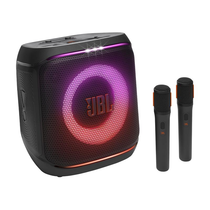JBL PartyBox Encore 2 Portable Party Speaker with 2 mics, Black