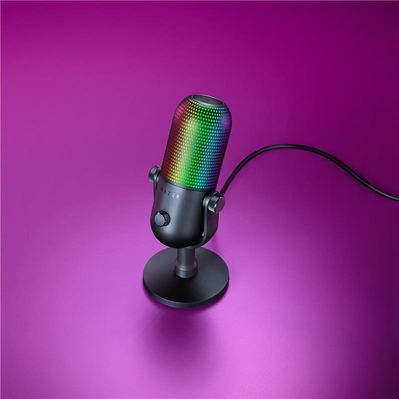 RAZER Seiren V3 Chroma RGB USB Microphone, Black - Canada