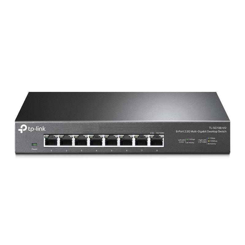 TP-Link (TL-SG108-M2) 8 Port 2.5G Unmanaged Network Switch