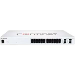 Fortinet FortiSwitch FS-124F-POE Ethernet Switch - 24 Ports - Manageable - Gigabit Ethernet, 10 Gigabit Ethernet - 10/100/1000B