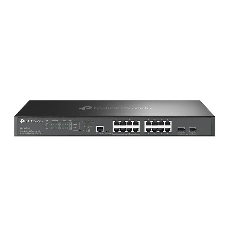 TP-Link (SG3218XP-M2) 16-Port 2.5G Managed Switch with 8 Port PoE+