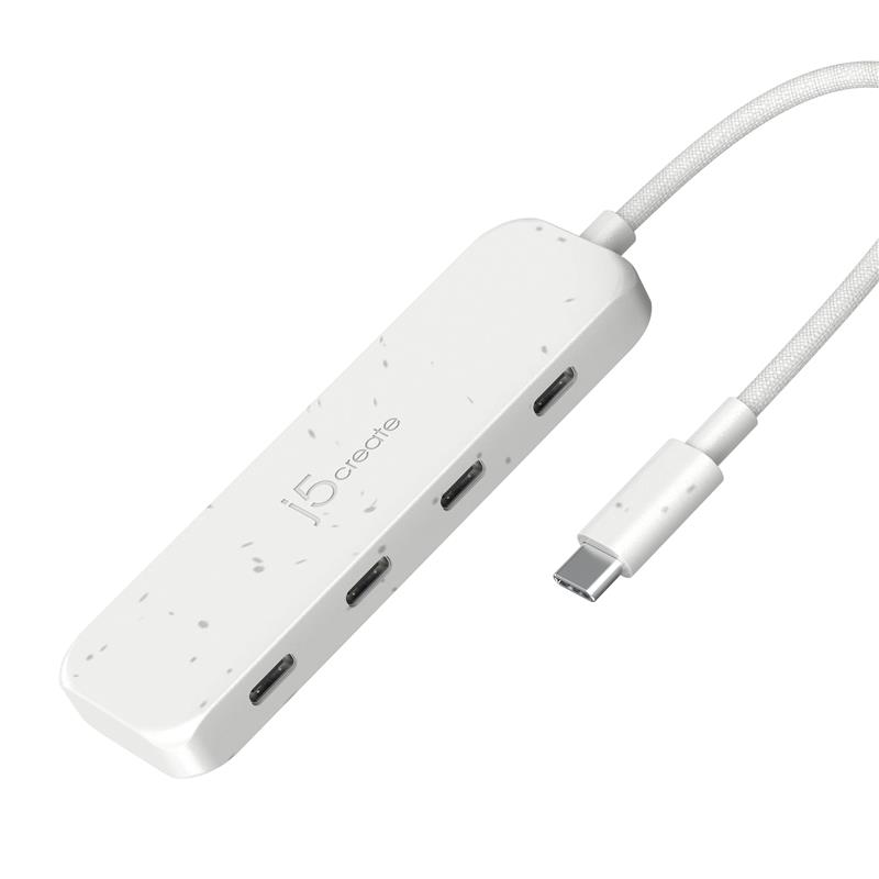 j5create Eco-Friendly USB-C to 4-Port Type-C Gen 2 Hub