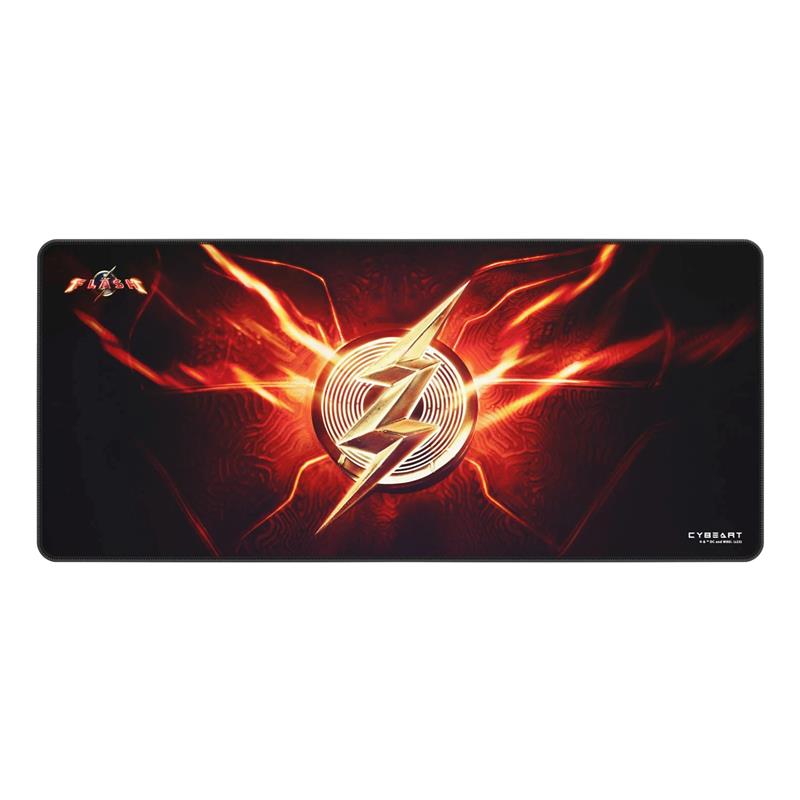 CYBEART Tapis de bureau de jeu The Flash Rises (XXL - 900x400x4mm)