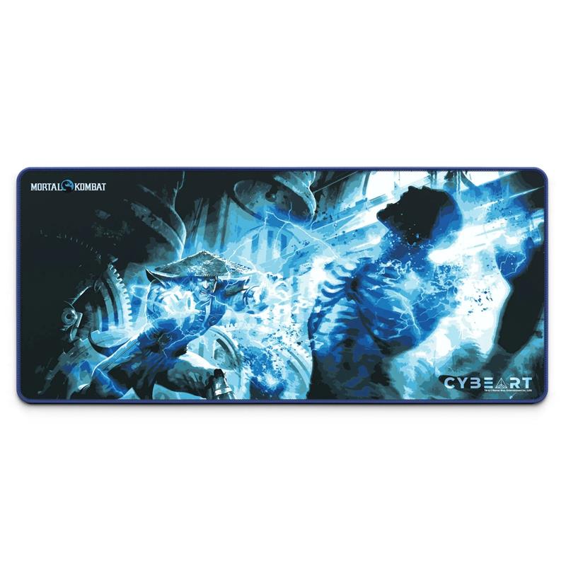 CYBEART Mortal Kombat - Raiden Gaming Desk Mat (XXL - 900x400x4mm)