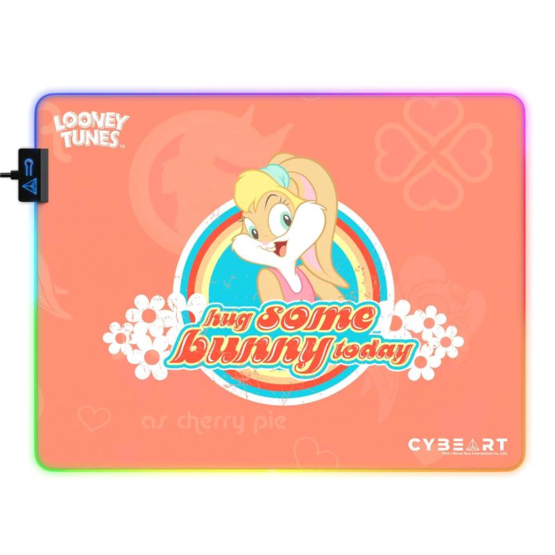 CYBEART Lola Bunny RGB Gaming Mouse Pad (Large - 450x350x4mm)