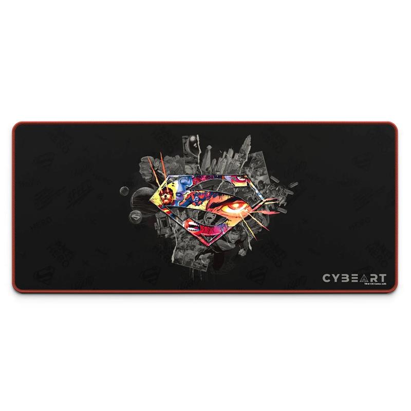 CYBEART Superman Shield Gaming Desk Mat (XXL - 900x400x4mm)