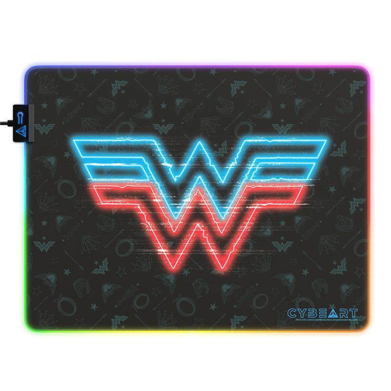 CYBEART Wonder Woman - Electrified RGB Gaming Mouse Pad