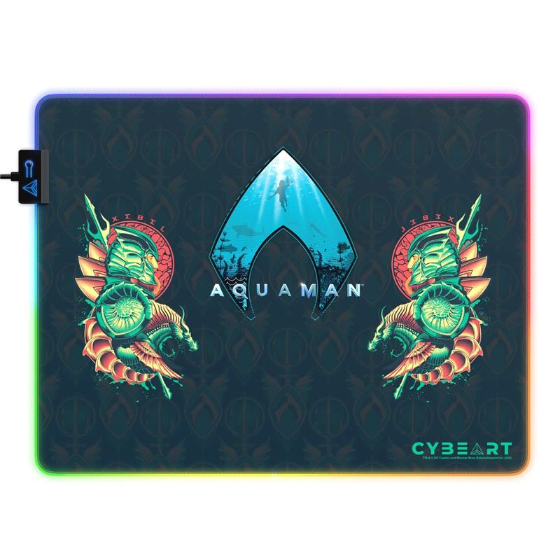 CYBEART Aquaman - Xebel Kingdom RGB Gaming Mouse Pad