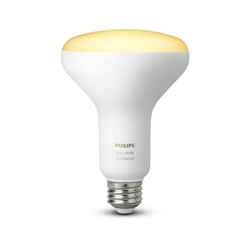 Philips Hue BR30 Ambiance blanche (paquet de 2) | 8 W pour une luminosité de 680 lumens | Durée de vie de 25 000 heures | Te...