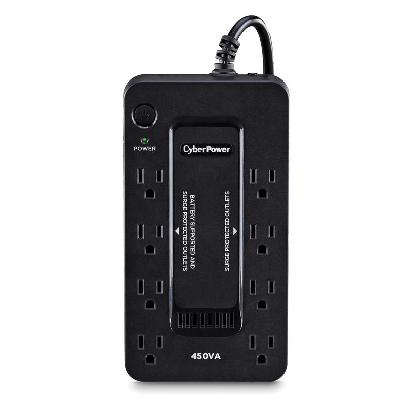 CYBERPOWER 450VA Battery-Backup UPS – 8 Outlets, 890J(Open Box)