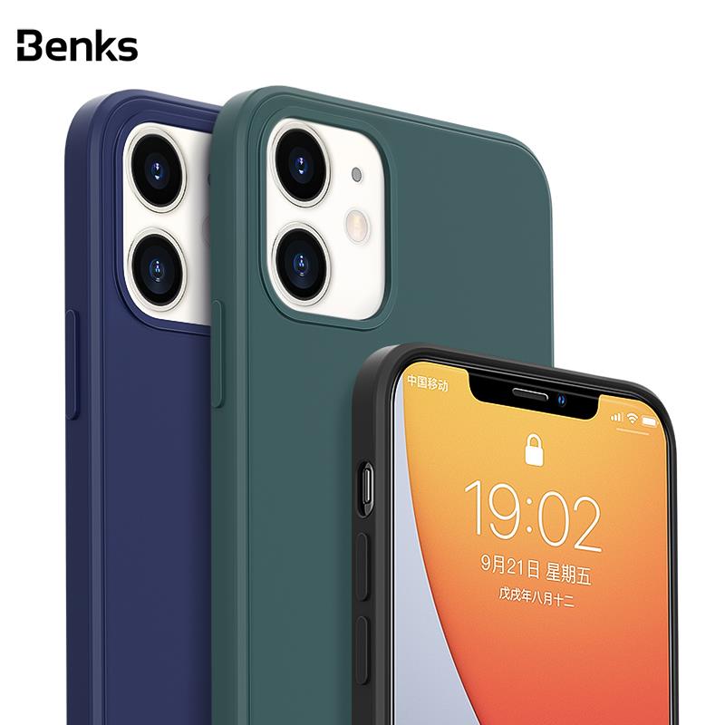 Benks Painting TPU case for iPhone 12 6.1 Dark green